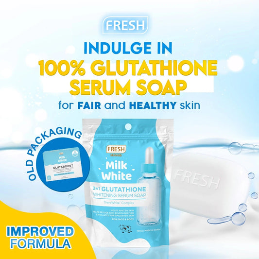 FRESH Skinlab 3-in-1 Glutathione Whitening Serum Soap - 100g