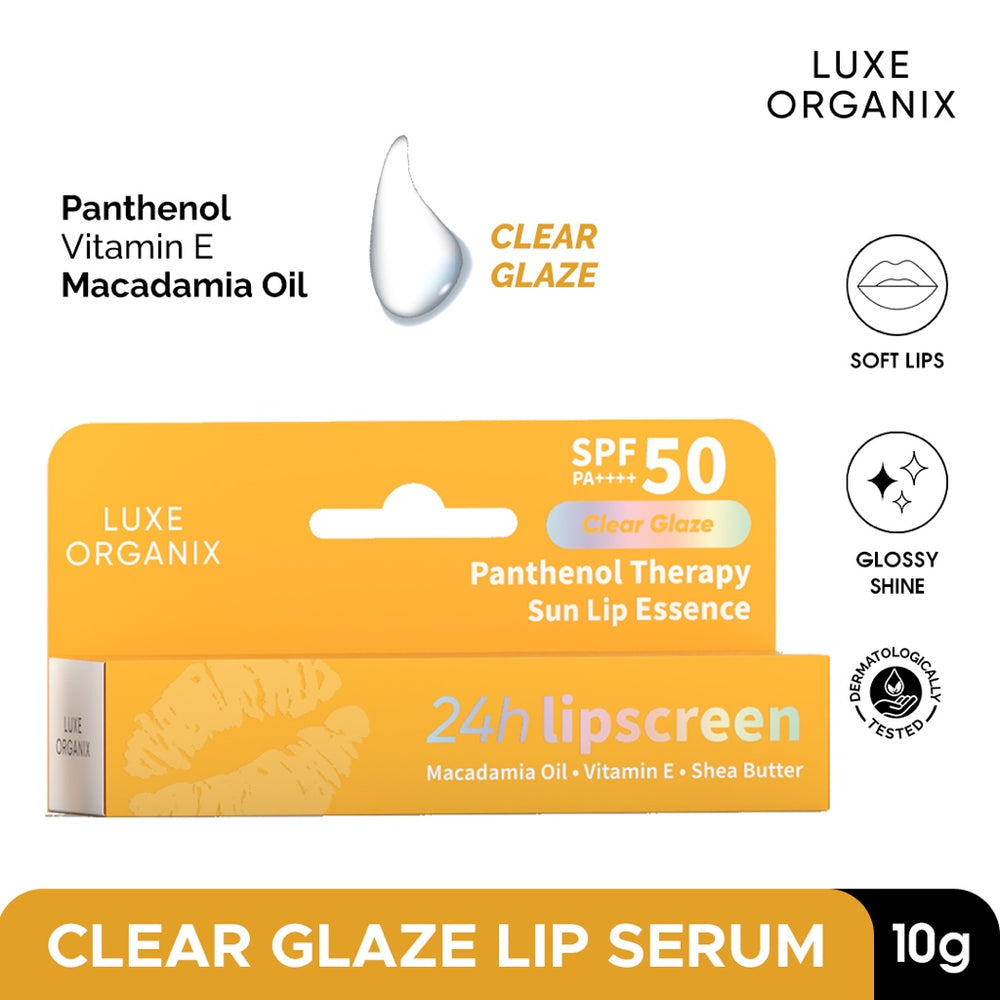 LUXE ORGANIX Panthenol Therapy 24hr Lipscreen Sun Lip Essence - 10g