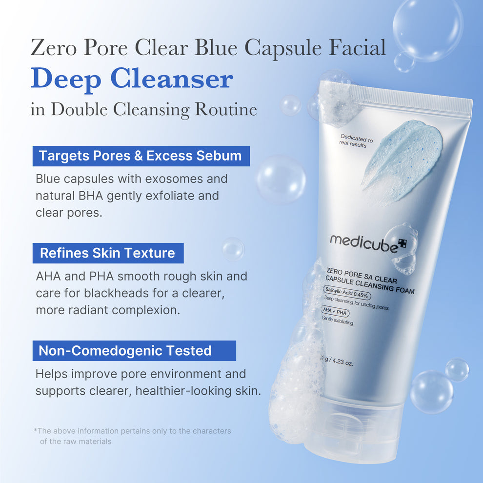 MEDICUBE Zero Pore Capsule Cleansing Foam - 120g