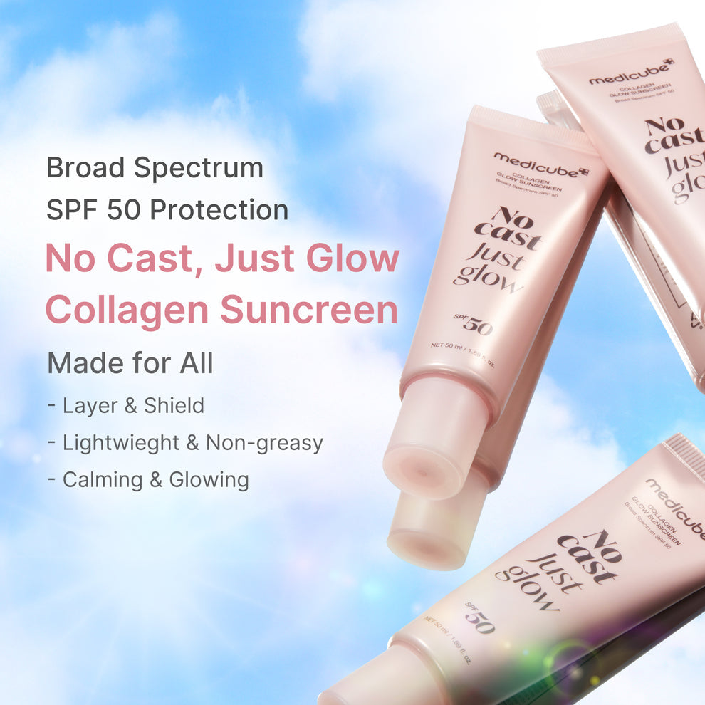 MEDICUBE No Cast Just Glow Collagen Sunscreen - 50ml