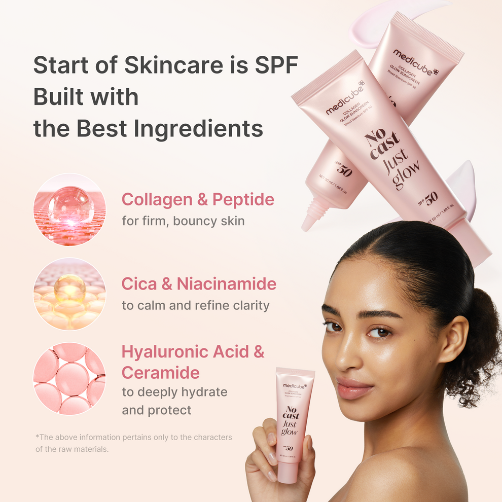 MEDICUBE No Cast Just Glow Collagen Sunscreen - 50ml