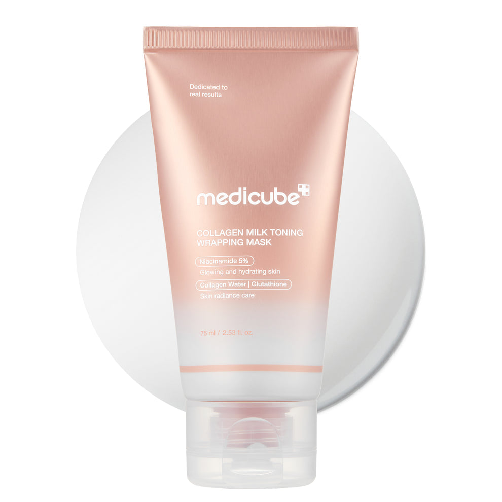 MEDICUBE Collagen Milk Toning Wrapping Mask - 75ml