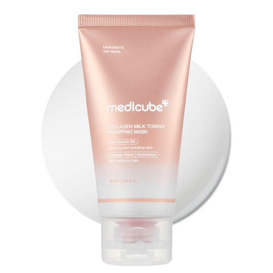 MEDICUBE Collagen Milk Toning Wrapping Mask - 75ml