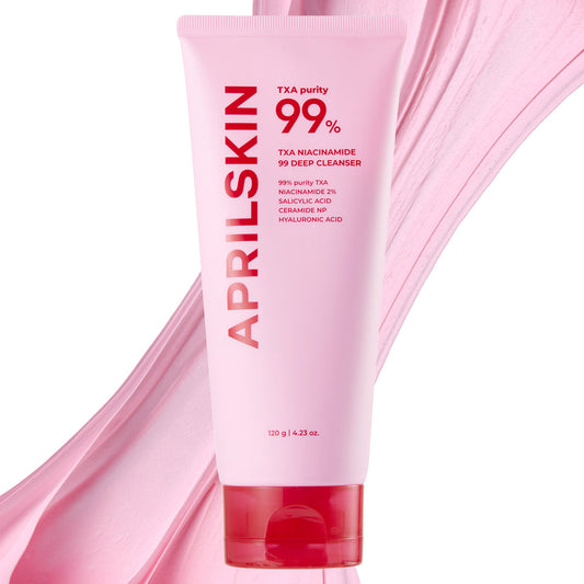 APRIL SKIN TXA Niacinamide 99 Pore Care Pink Bubble Gum Deep Cleanser - 120g
