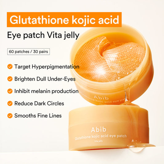 Abib Glutathione Kojic Acid Eye Patch Vita Jelly - 60pcs
