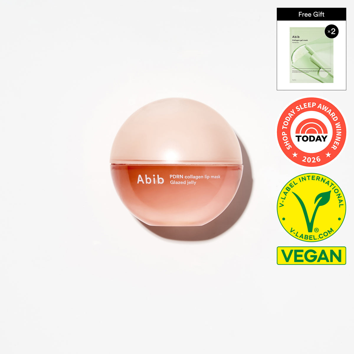 Abib PDRN Vegan Collagen Lip Mask Glazed Jelly - 11g