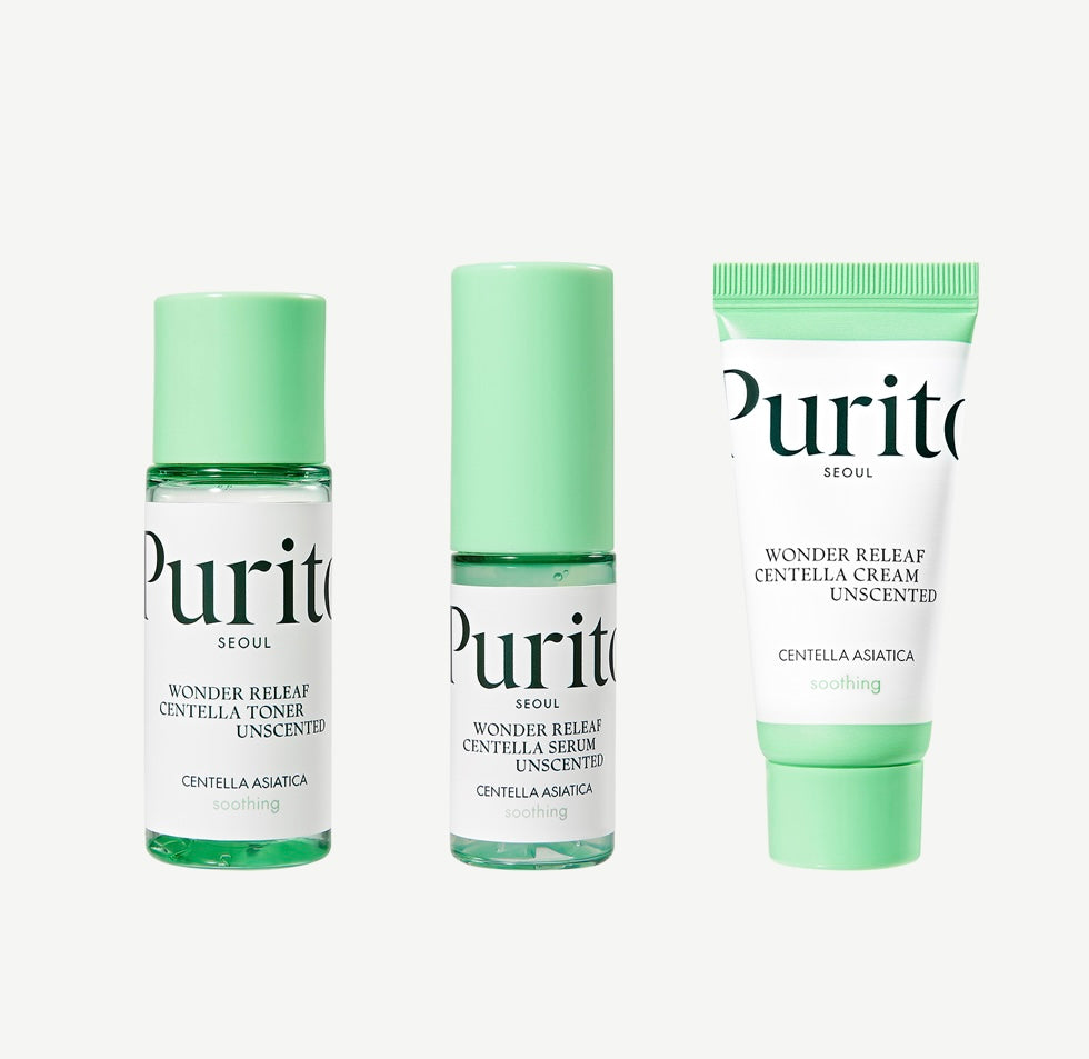 PURITO Wonder Relief Centella Mini Kit Unscented