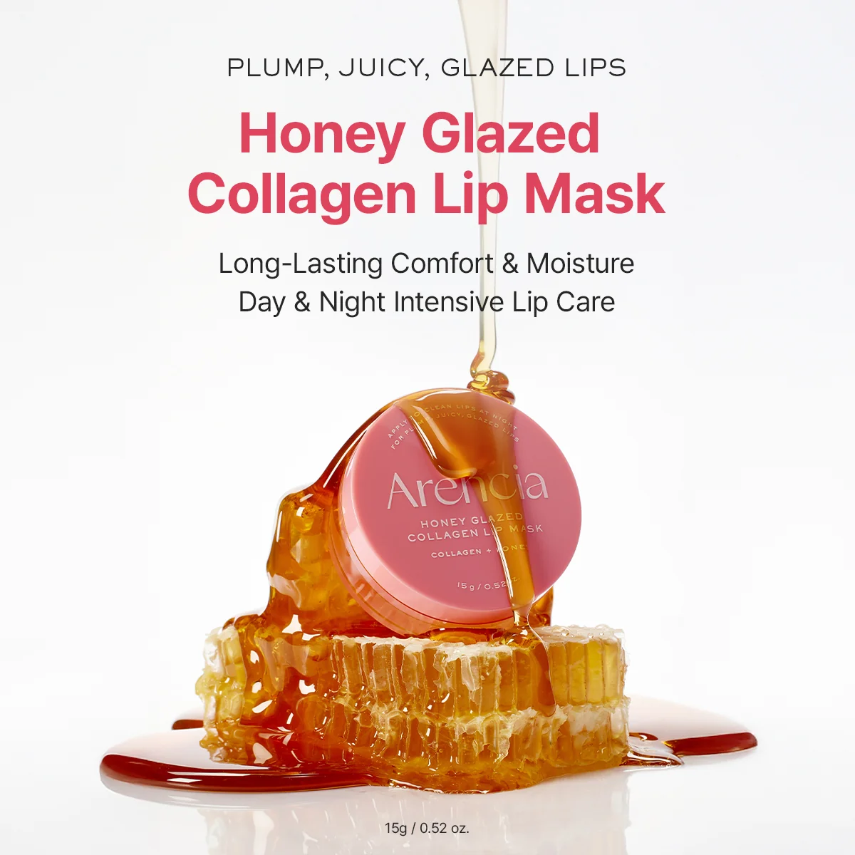 Arencia Honey Glazed Collagen Lip Mask - 15g