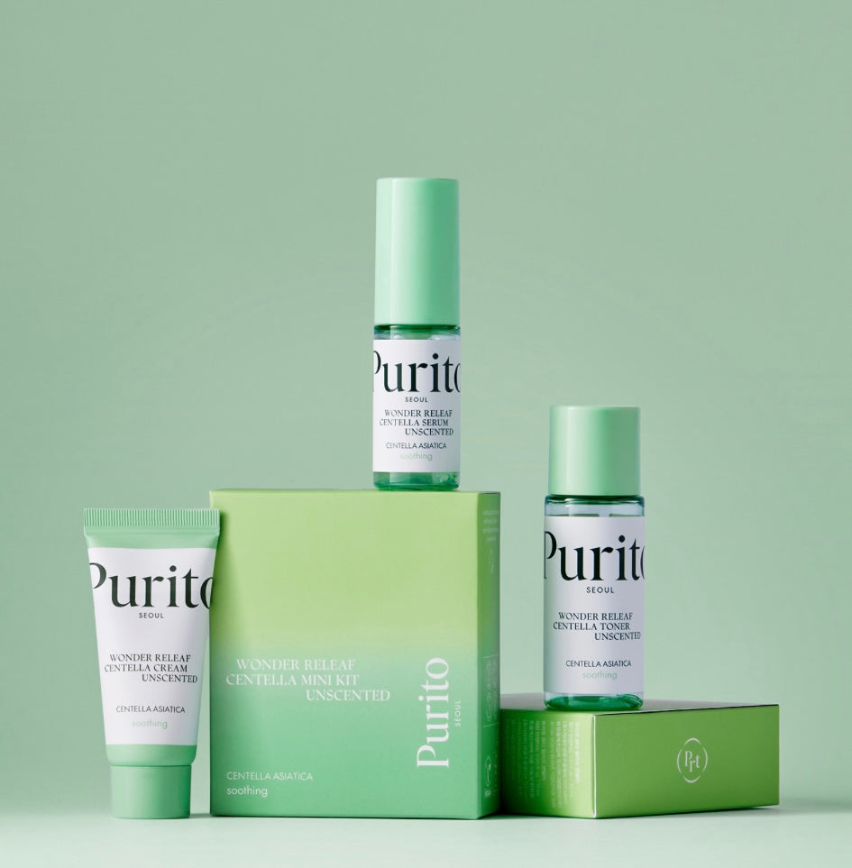 PURITO Wonder Relief Centella Mini Kit Unscented