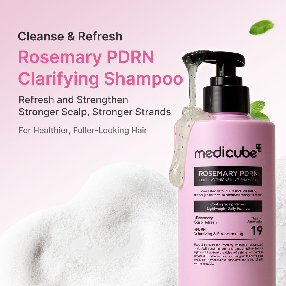 MEDICUBE Rosemary PDRN Cooling Thickening Shampoo - 400ml