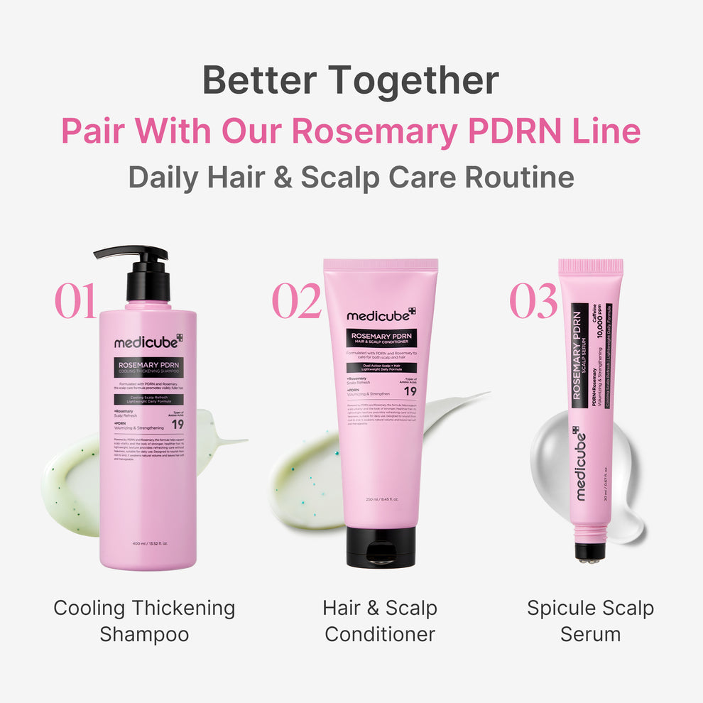 MEDICUBE Rosemary PDRN Cooling Thickening Shampoo - 400ml