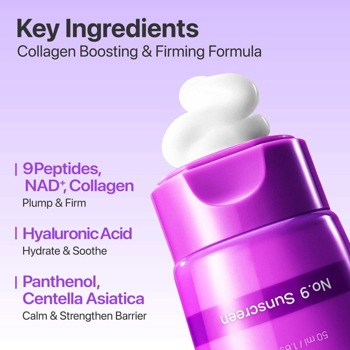Numbuzin No.9 NAD+ Peptides Dewy Sun Essence - 50ml