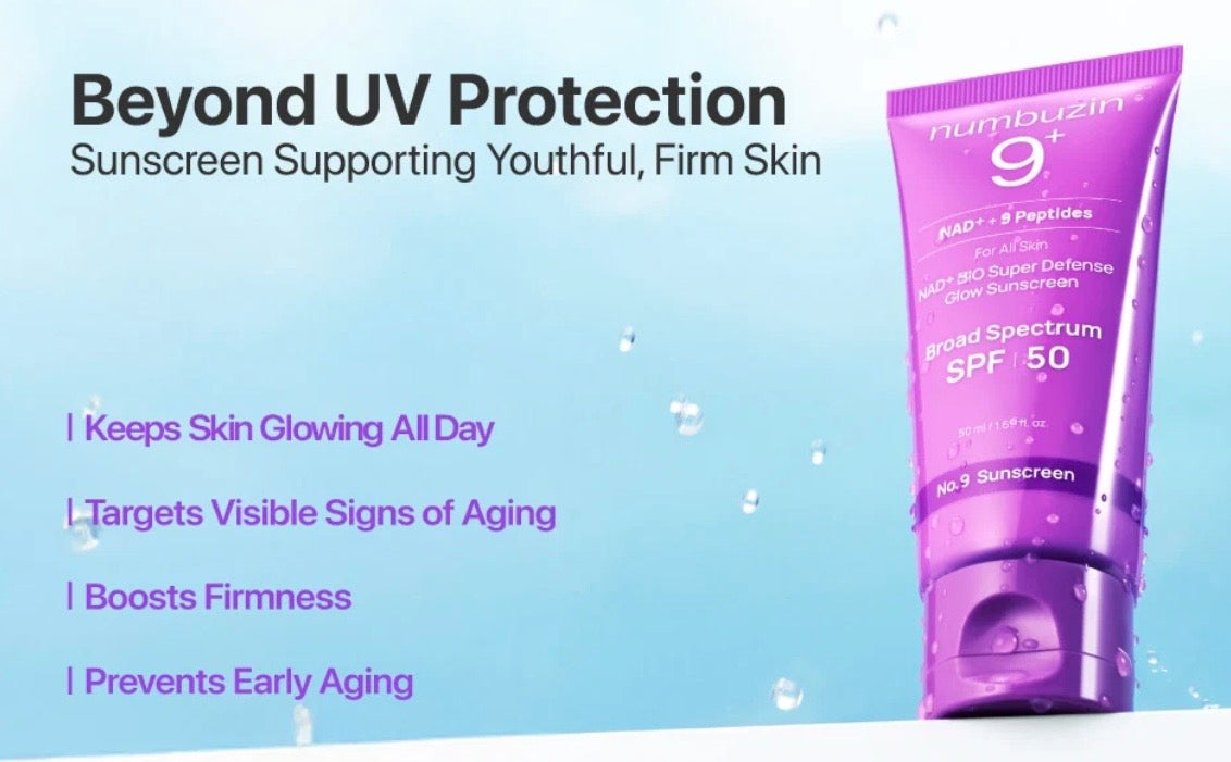 Numbuzin No.9 NAD+ Peptides Dewy Sun Essence - 50ml