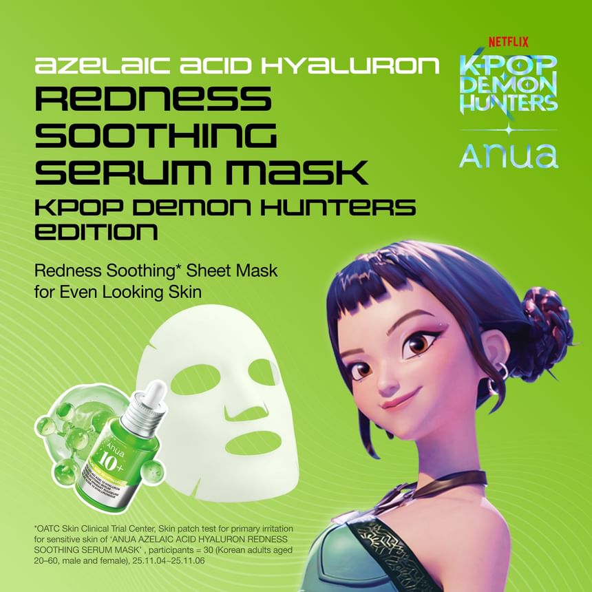 ANUA Azelaic Acid Hyaluron Redness Soothing Serum Mask