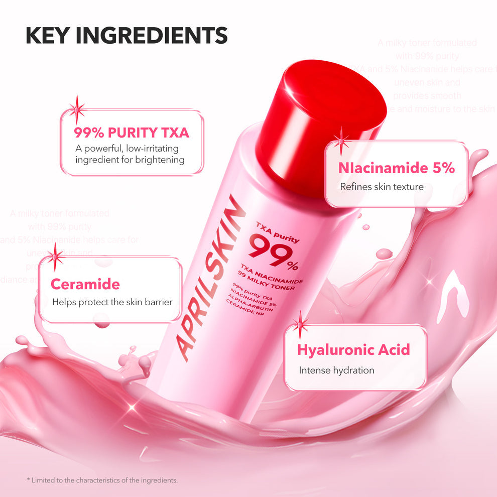 APRIL SKIN TXA+Niacinamide 99 Pink Milky Toner - 150ml
