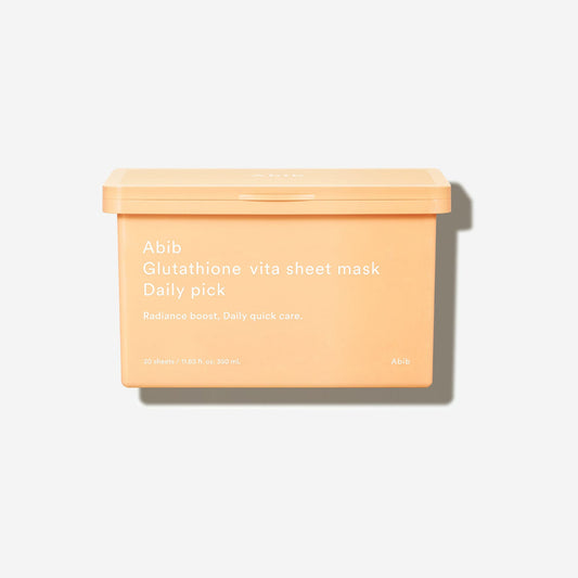 Abib Glutathiosome Vita Sheet Mask Daily Pick - 30 sheets