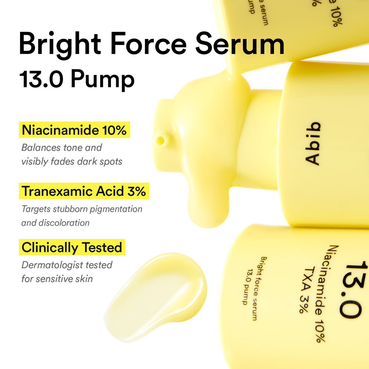 Abib Bright Force Niacinamide 10% + Tranexamic Acid 3% Serum - 30ml