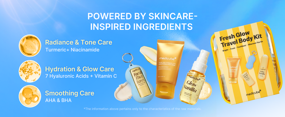 MEDICUBE Fresh Glow Travel Body Kit -