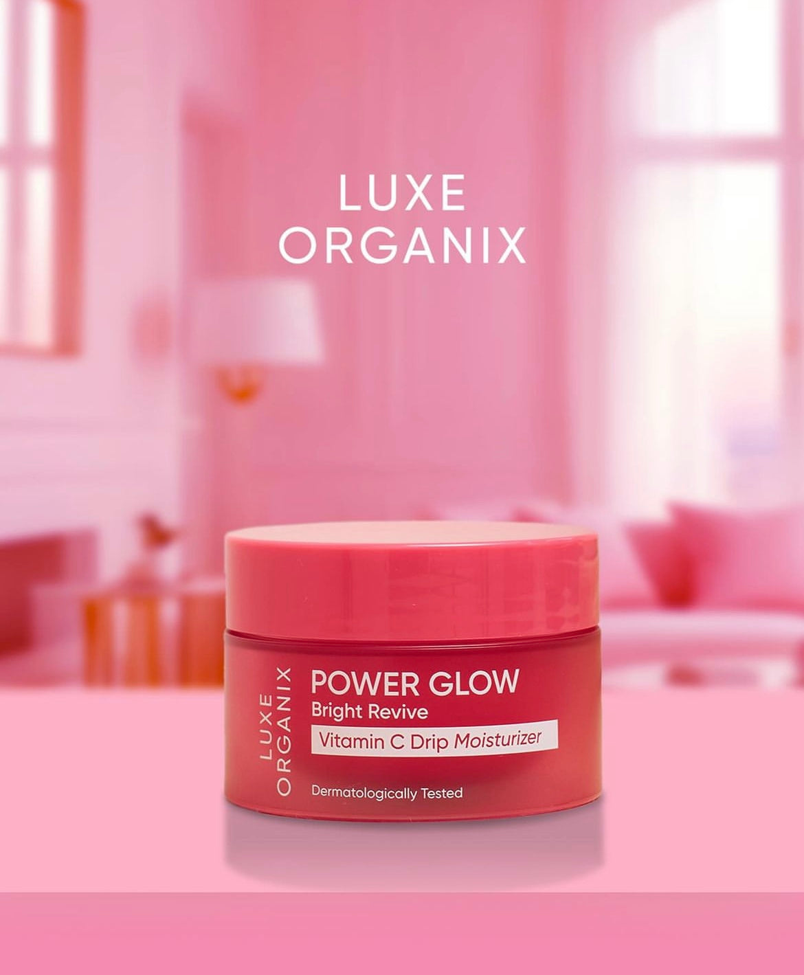 LUXE ORGANIX Power Glow Bright Revive Vitamin C Drip Moisturizer - 50g