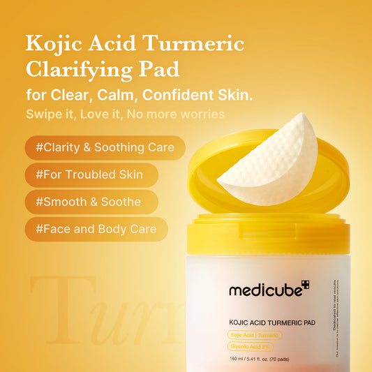 MEDICUBE Kojic Acid Turmeric Toner Pad - 160ml