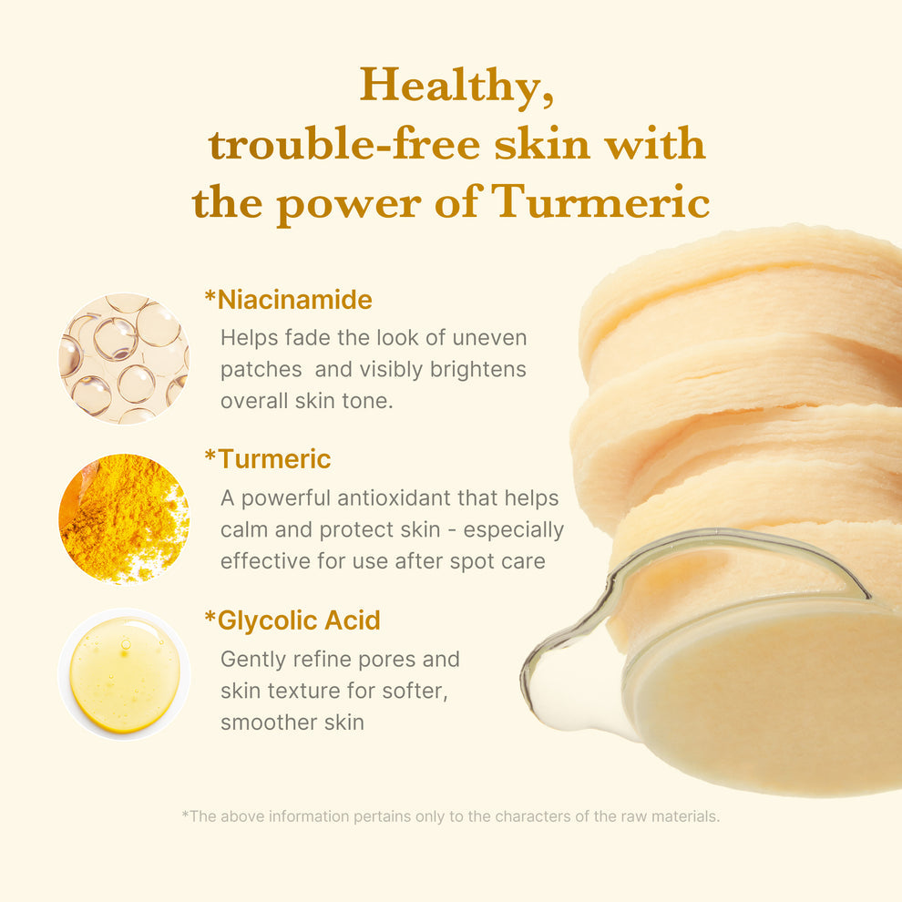 MEDICUBE Kojic Acid Turmeric Toner Pad - 160ml