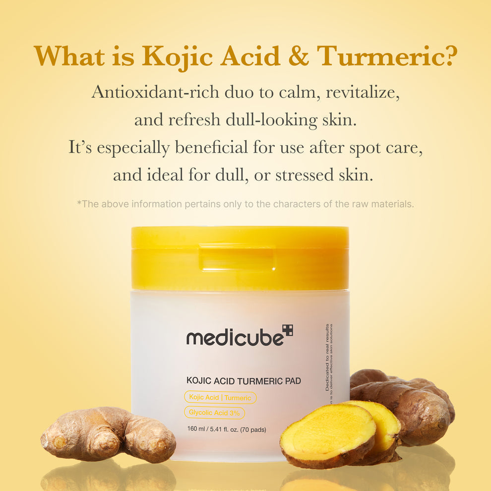 MEDICUBE Kojic Acid Turmeric Toner Pad - 160ml