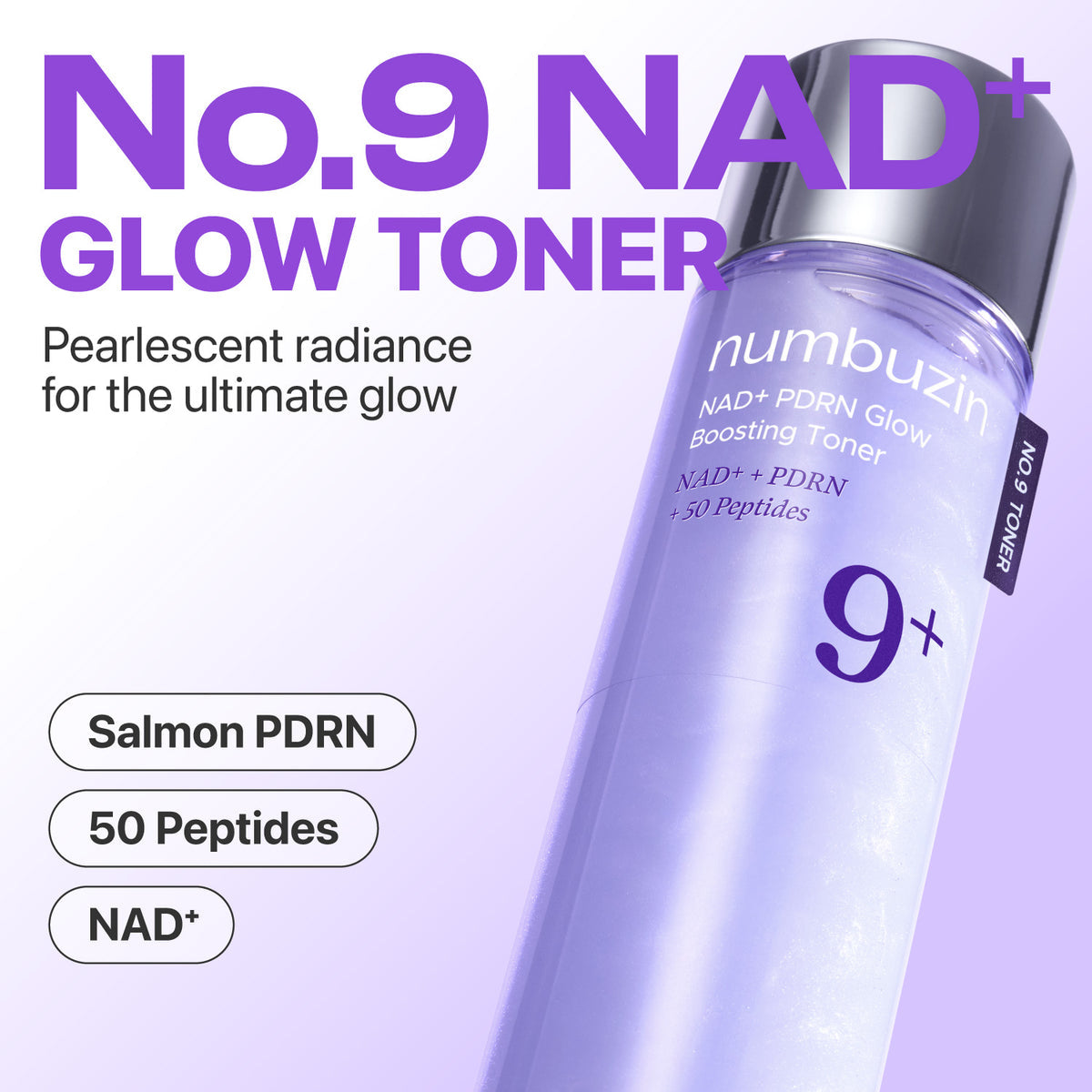 Numbuzin No.9 NAD + PDRN Glow Boosting Toner - 150ml