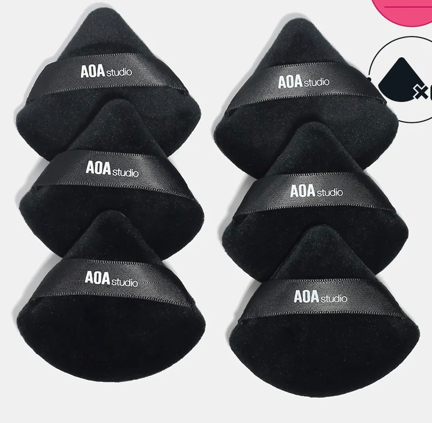 AOA Studio Velvet Powder Puffs