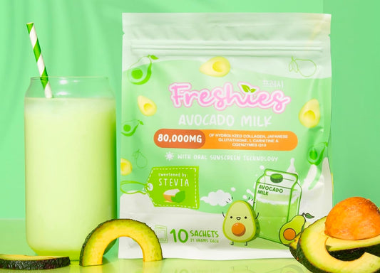 Juju Glow Avocado Milk Freshies - (x10 Sachets)