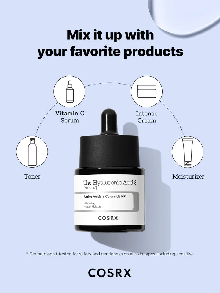 COSRX The Hyaluronic Acid 3 Serum - 20ml